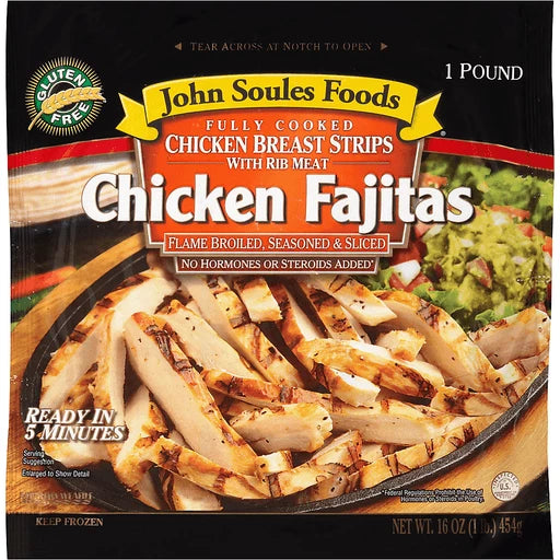 John Soules Foods Fresh Chicken Breast Fajitas Strips, 16oz