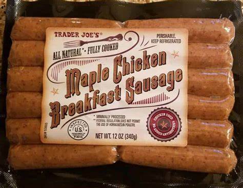 Trader Joe’s Maple Chicken Breakfast Sausage, 12 oz.