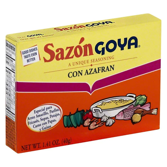 GOYA Sazon Azafran Seasoning 1.41 Oz