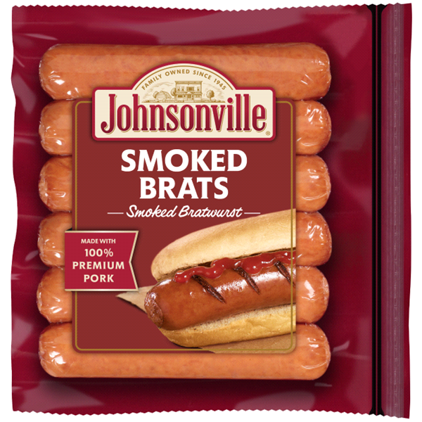 Johnsonville Smoked Beef Brats, 6 Count