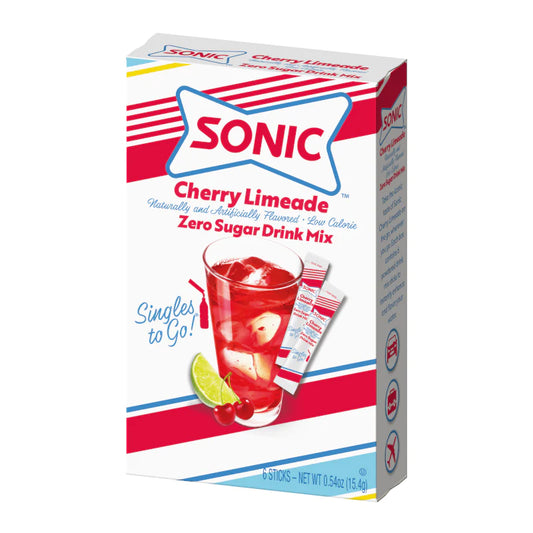 Sonic 6ct Singles-To-Go Sugar-Free Drink Mix, Cherry Limeade