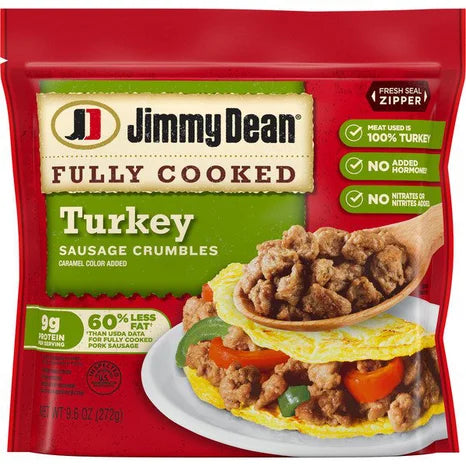 Jimmy Dean Fully Cooked Breakfast Turkey Sausage Crumbles