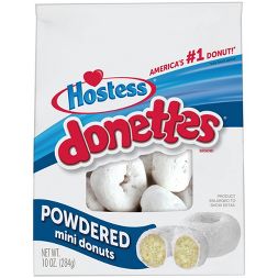 HOSTESS Powdered DONETTES Bag, Sugar Mini Donuts