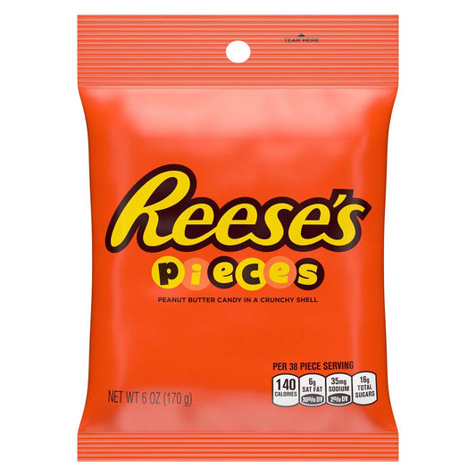 Reese's, PIECES Peanut Butter Candy, 6 oz, Bag