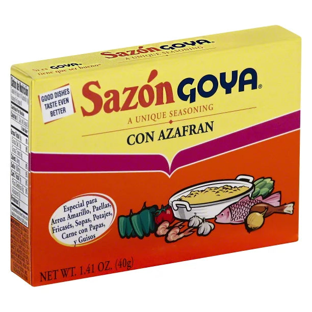 GOYA Sazon Azafran Seasoning 1.41 Oz